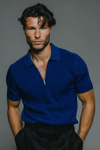 Polo Masculina Giorno Essenza Azul