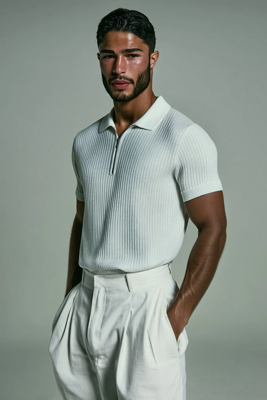 Polo Masculina Giorno Essenza Branca