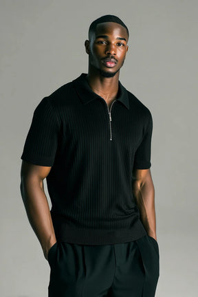 Polo Masculina Giorno Essenza Preta